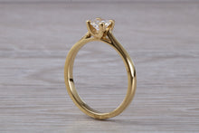 Load image into Gallery viewer, Simple and Petite Half carat Moissanite Diamond Soliatire