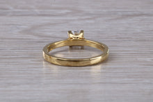 Load image into Gallery viewer, Simple and Petite Half carat Moissanite Diamond Soliatire