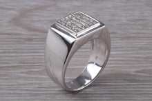 Load image into Gallery viewer, Dressy Gents Diamond set Pinky Finger Signet Ring