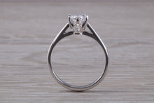 Load image into Gallery viewer, D Internally Flawless Half carat Diamond set Tulip Flower solitaire