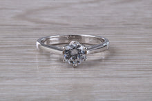 Load image into Gallery viewer, D Internally Flawless Half carat Diamond set Tulip Flower solitaire