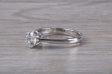 Load image into Gallery viewer, D Internally Flawless Half carat Diamond set Tulip Flower solitaire