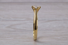 Load image into Gallery viewer, Petite six claw Diamond solitaire, Classic style with Half carat Diamond