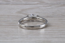 Load image into Gallery viewer, Half carat Oval cut Diamond set Platinum solitaire