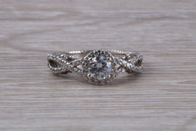 Load image into Gallery viewer, Very Dressy and Moissanite Diamond Ring