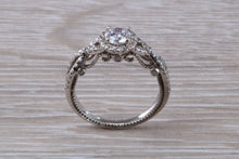 Load image into Gallery viewer, Very Dressy and Moissanite Diamond Ring