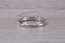 Load image into Gallery viewer, Beautiful 5 Diamond Bar set Eternity Ring
