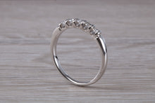 Load image into Gallery viewer, Beautiful 5 Diamond Bar set Eternity Ring