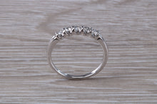 Load image into Gallery viewer, Beautiful 5 Diamond Bar set Eternity Ring