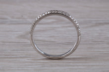 Load image into Gallery viewer, Double Edge set Diamond Eternity Ring