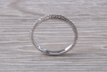 Load image into Gallery viewer, Double Edge set Diamond Eternity Ring