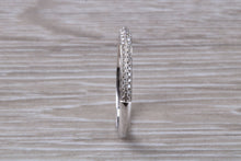 Load image into Gallery viewer, Double Edge set Diamond Eternity Ring