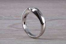 Load image into Gallery viewer, Chunky Diamond set 18ct White Gold Ring