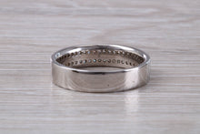Load image into Gallery viewer, Half Circle set Double Row Princess cut Diamond set Band