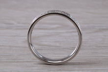Load image into Gallery viewer, Half Circle set Double Row Princess cut Diamond set Band
