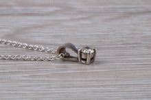 Load image into Gallery viewer, Diamond set White Gold Solitaire Necklace