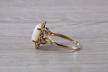 Load image into Gallery viewer, Oval cut Natural Opal set Yellow Gold Ring