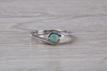 Load image into Gallery viewer, Dainty Round Shape Opal Ring