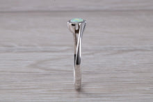 Load image into Gallery viewer, Dainty Round Shape Opal Ring