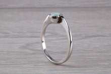 Load image into Gallery viewer, Dainty Round Shape Opal Ring