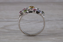 Load image into Gallery viewer, Multi Gemstone set 13 mm wide Bubble Ring