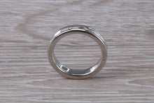 Load image into Gallery viewer, Chunky Diamond Band, Edge set with Baguette cut diamonds