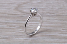 Load image into Gallery viewer, Classic six claw Diamond set Platinum Solitaire