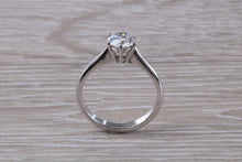 Load image into Gallery viewer, Classic six claw Diamond set Platinum Solitaire