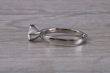 Load image into Gallery viewer, Twist Crossover Solitaire set with One carat Moissanite Diamond