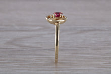 Load image into Gallery viewer, Dainty Round cut Ruby Ring