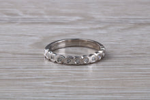 Load image into Gallery viewer, Platinum Bridal set, One carat Moissanite Diamond and Natural Diamonds