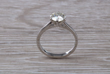 Load image into Gallery viewer, One carat Platinum Diamond Solitaire, set in six Claw Ring, Simple and Elegant Solitaire