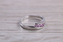 Load image into Gallery viewer, Pink Topaz set White Gold Ring