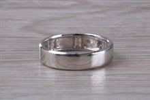Load image into Gallery viewer, 5 mm Wide Diamond set 18ct White Gold Wedding Band
