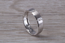 Load image into Gallery viewer, 5 mm Wide Diamond set 18ct White Gold Wedding Band