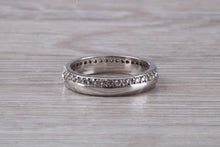 Load image into Gallery viewer, Chunky 4 mm Wide Full Circle set Diamond Band