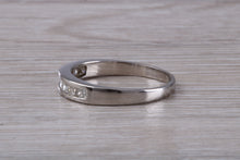 Load image into Gallery viewer, Traditional Princess cut Diamond set 18ct White Gold Eternity Ring