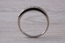 Load image into Gallery viewer, Traditional Princess cut Diamond set 18ct White Gold Eternity Ring