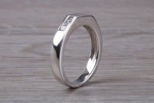 Load image into Gallery viewer, Half carat Princess cut Diamonds set Eternity Ring