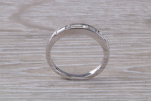 Load image into Gallery viewer, Traditional Half carat Baguette and Round cut Diamond Band