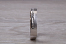 Load image into Gallery viewer, Half Circle Princess cut Diamonds set in 18ct White Gold