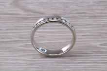 Load image into Gallery viewer, Beautiful Diamond set 18ct White Gold Band