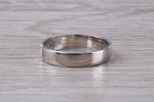 Load image into Gallery viewer, 4 mm Wide Diamond Set White Gold Wedding Ring