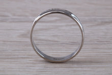 Load image into Gallery viewer, 4 mm Wide Diamond Set White Gold Wedding Ring