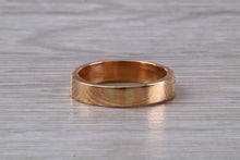 Load image into Gallery viewer, Rose Gold Band off set with Round Diamonds