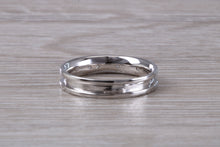 Load image into Gallery viewer, Princess cut Diamond set 18ct White Gold Band