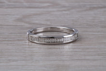 Load image into Gallery viewer, Traditional Baguette cut Diamond Eternity Ring
