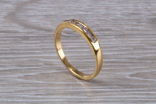 Load image into Gallery viewer, Traditional Diamond set 18ct Yellow Gold Eternity Ring