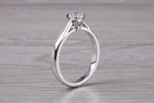 Load image into Gallery viewer, Classic Half carat D VS 1 graded natural certified Diamond set Platinum Solitaire, GIA Certified