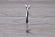 Load image into Gallery viewer, Classic Half carat D VS 1 graded natural certified Diamond set Platinum Solitaire, GIA Certified